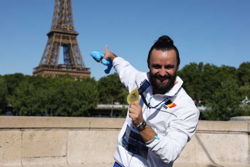 Cătălin Preda, AUR la Europene: Săritură de la înălțime triumfătoare