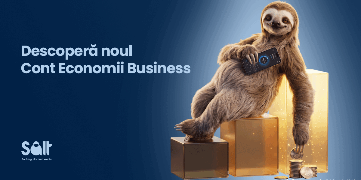 Salt Bank: 4% dobândă la Contul Economii Business și aplicație POS