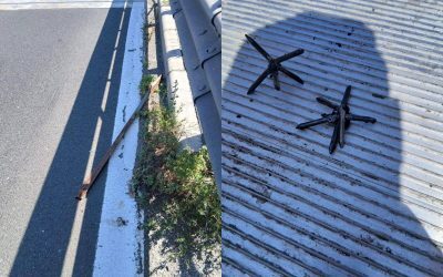 Autostrada Soarelui, în pericol: Obiecte metalice pe carosabil