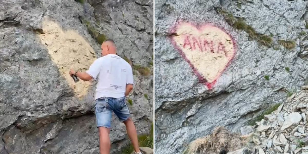 Poliția L-a prins pe „artistul” de pe Transfăgărășan