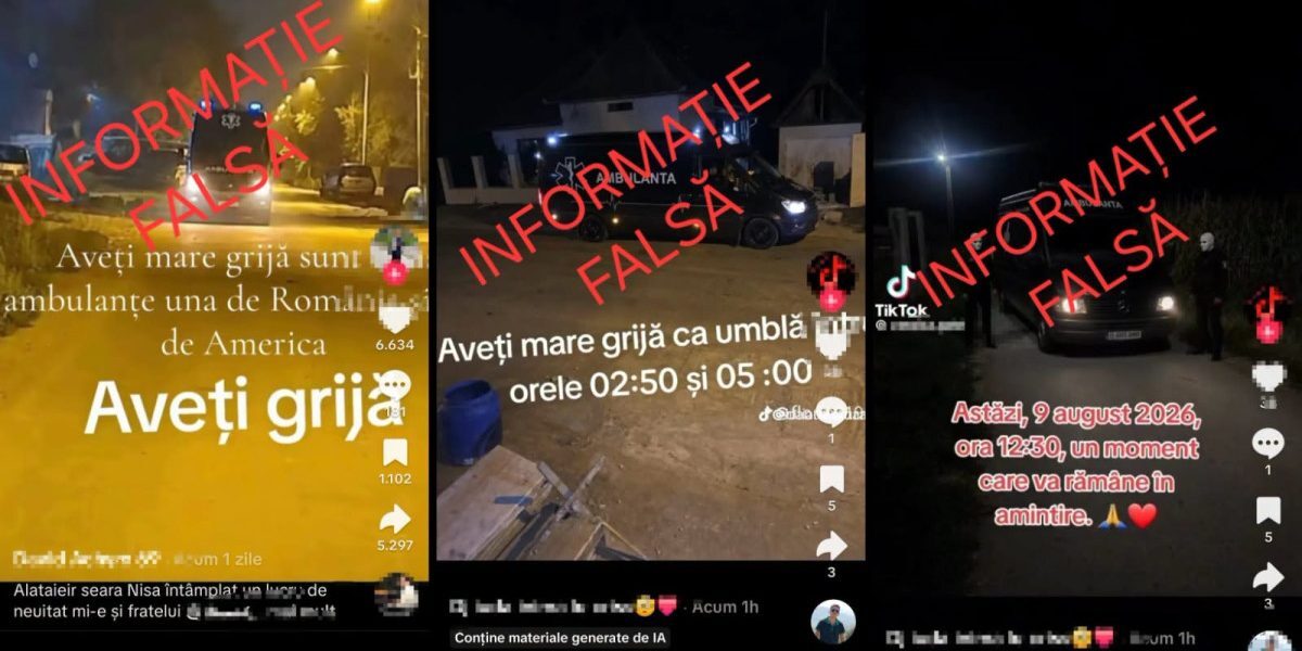CNA cere TikTok eliminarea a 90 de clipuri cu „Ambulanța Neagră”