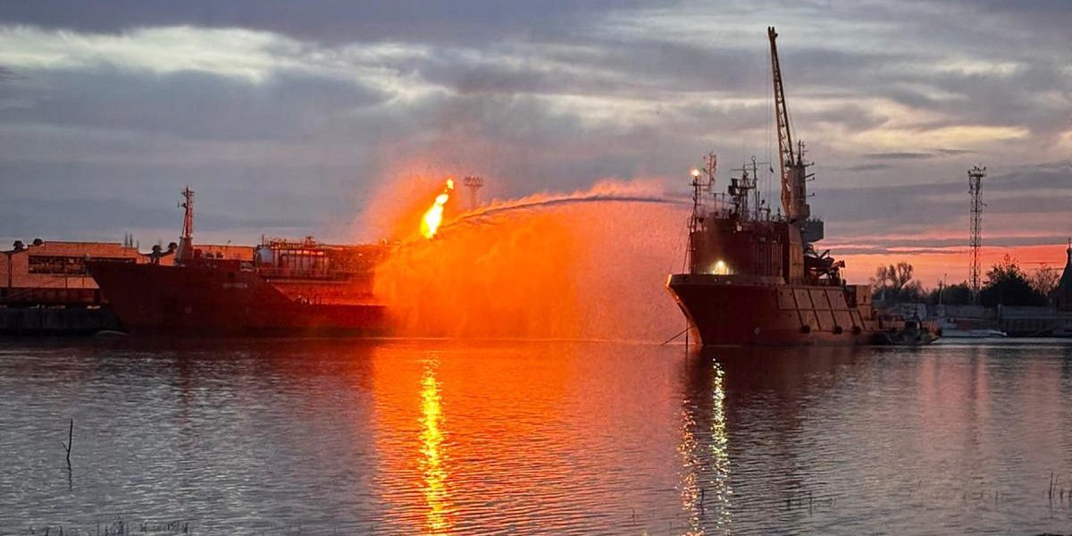 Rusia a atacat portul Izmail din Ucraina, la granița cu România. Incendiu la infrastructura portuară