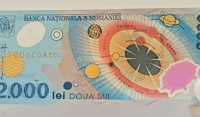 Colecționarii vânează bancnota de 2.000 lei: Cât valorează acum obiectul eclipsei