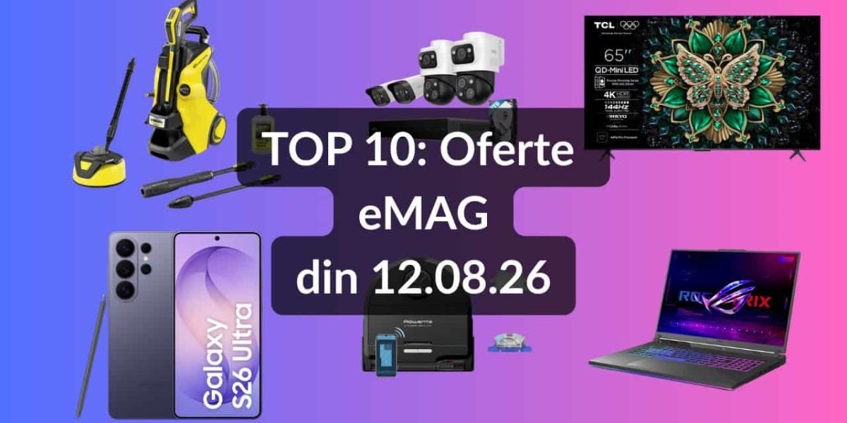 Top 10: Gadgeturi IT și de curățenie sub 3000 lei