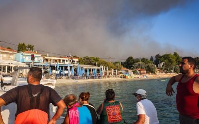 Incendiu în Halkidiki: Atenție, români! Mesaj de la Consulatul din Salonic