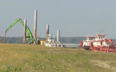 Dunărea: Barje scufundate pentru a salva energia nucleară