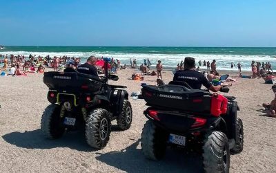 Eforie: Amenzi pe plajă pentru turiști, în ciuda steagului roșu