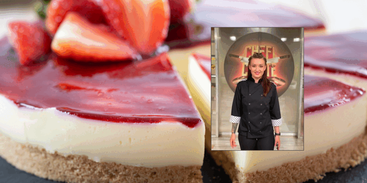 Roxana Blenche: Cheesecake cremos, la rece, cu căpșuni