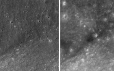 Luna lovită: Primul crater post-impact SpaceX, surprins în imagini