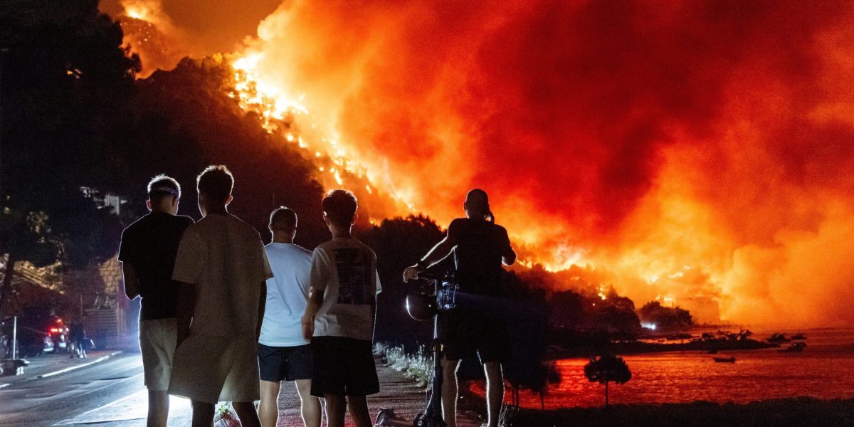 Croația arde: Atenție pe coasta Adriatică