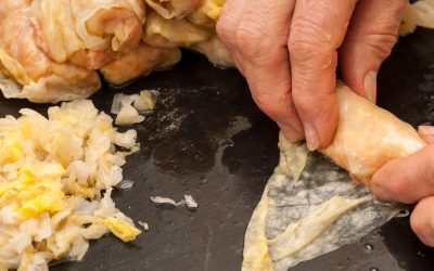 Sarmale de post cu ciuperci și soia: Rețeta rapidă și delicioasă