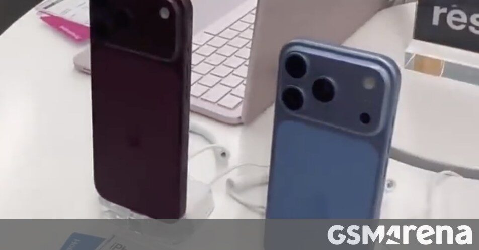 IPhone 18 Pro Max (Cireșiu) și 18 Pro (Albastru) scurse pe net