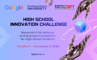 RAU lansează competiția AI și Business pentru liceeni