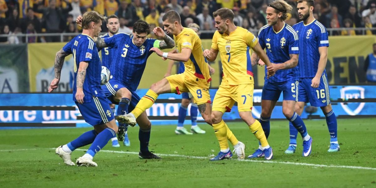 România - Suedia 0-1! Tricolorii au dat semne de viață insuficiente pentru a evita a patra înfrângere la rând în Liga Națiunilor
