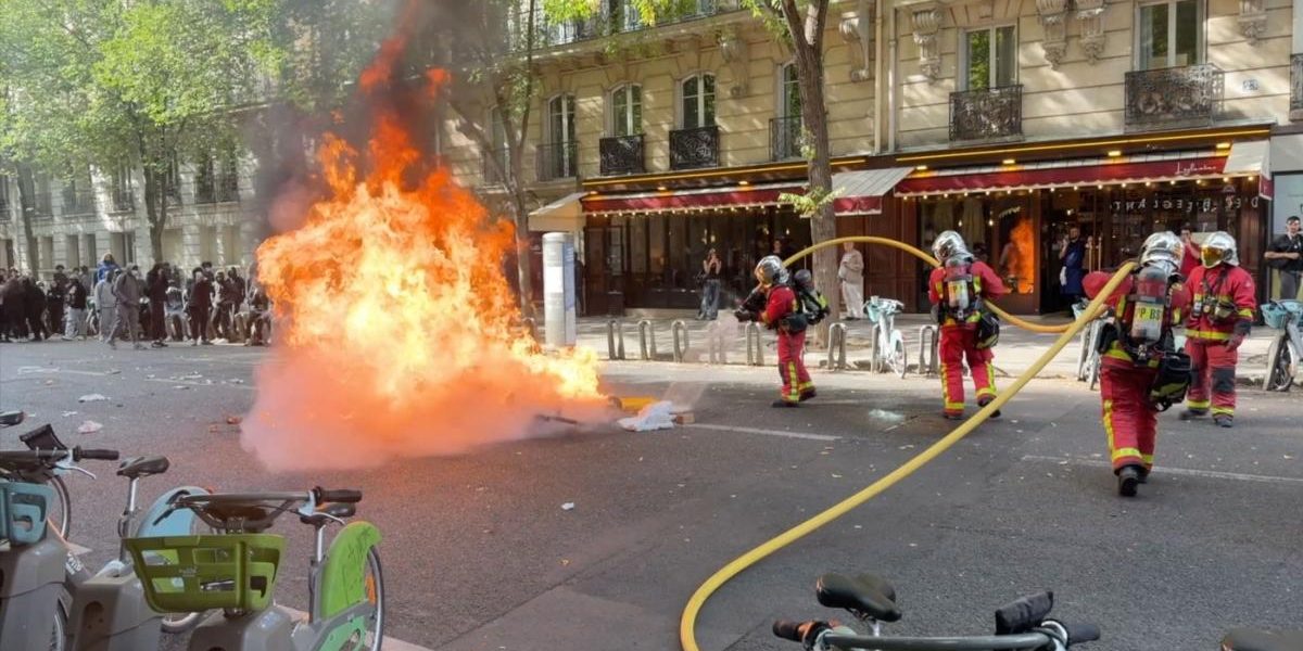 Șeful poliției Paris: Protestele elevilor au scăpat de sub control