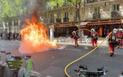 Șeful poliției Paris: Protestele elevilor au scăpat de sub control